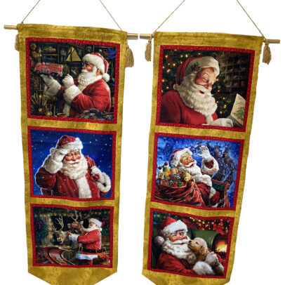Santa Gold Set of 2