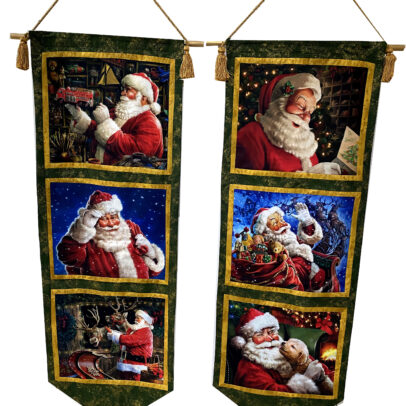 Santa Green Set of 2