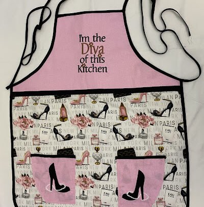 I'm the Diva of this Kitchen, Sparkle Pink