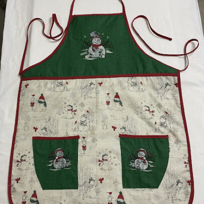 Christmas Snowman Green